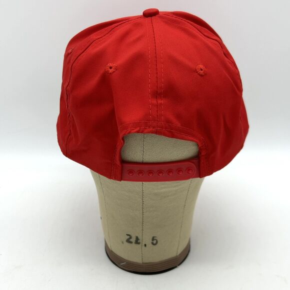 Vintage Panama City Beach Hat Snapback Cap Red Cotton Blend Beach Scene - Picture 8 of 11